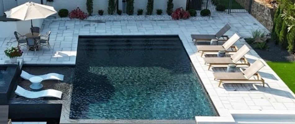 Pool in Greystone, AL, with lounge chairs.